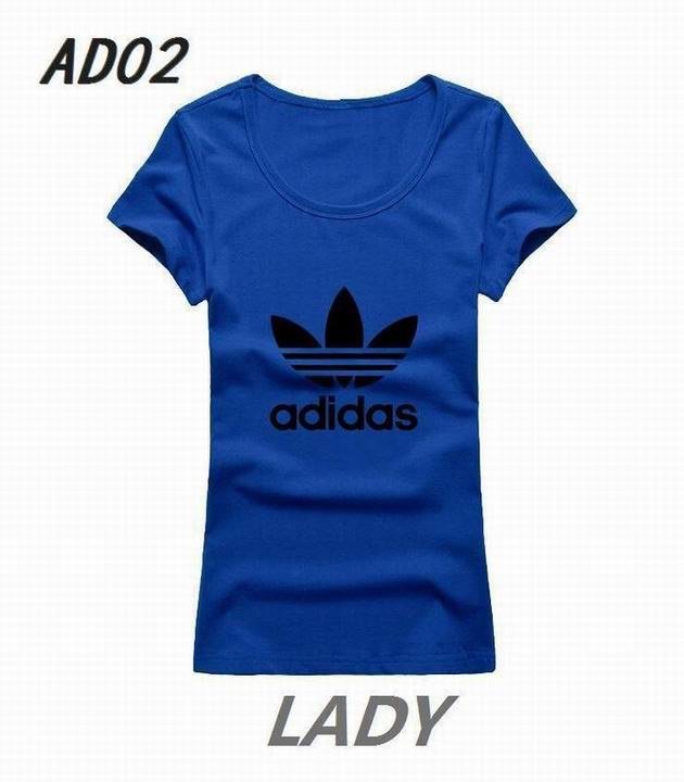 Adidas short round collar T woman S-2XL-017